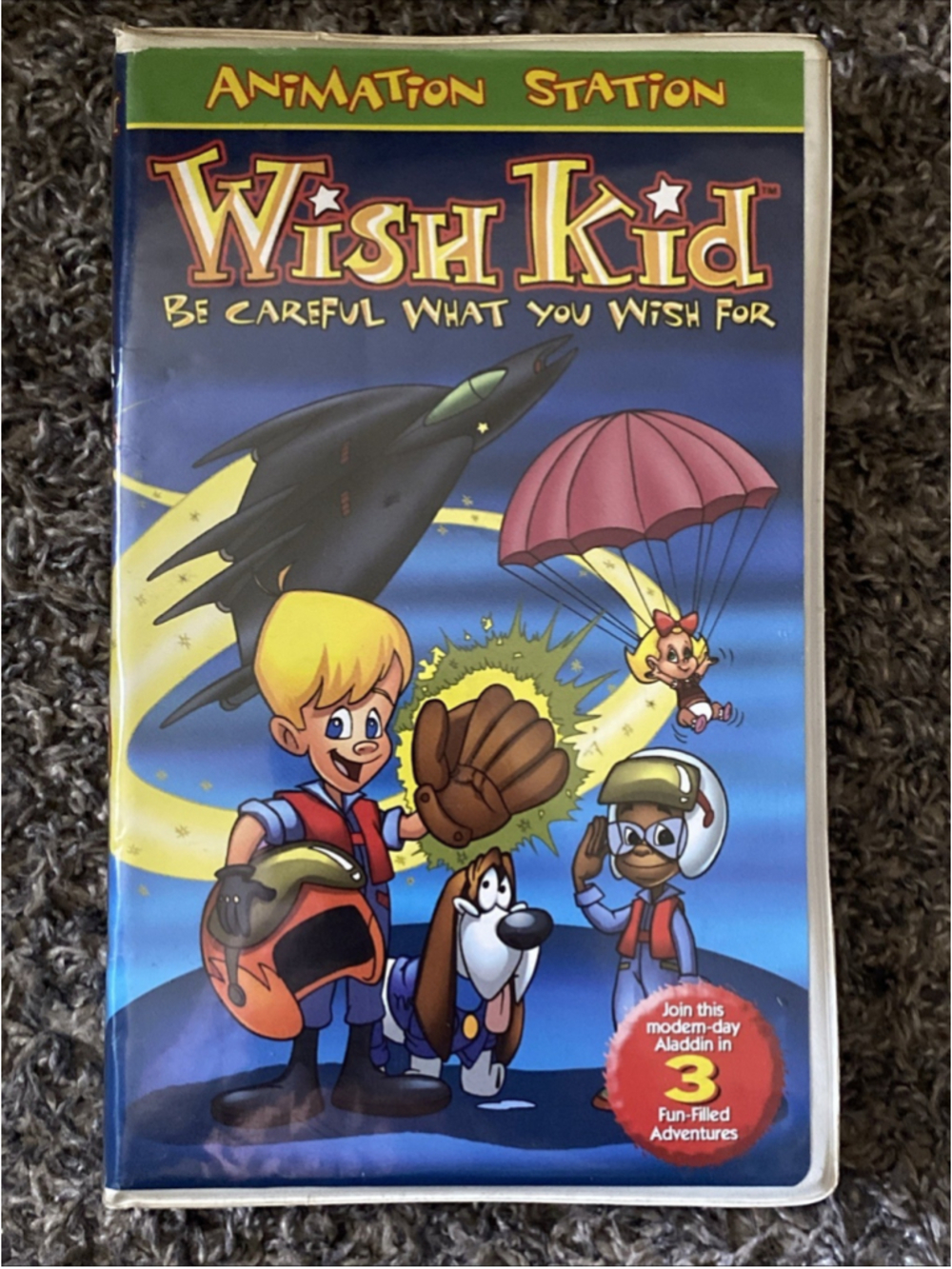 ANIMATION STATION - WISH KID- BE CAREFUL WHAT YOU WISH FOR- VHS Great condition